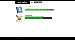 Desktop Screenshot of hactheplanet.com