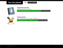 Tablet Screenshot of hactheplanet.com